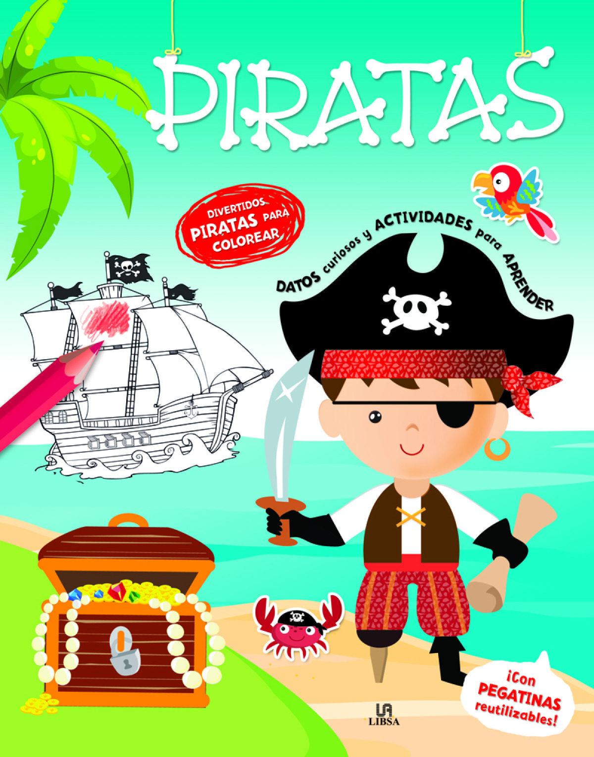 Piratas- gran coloreable - Equipo Editorial