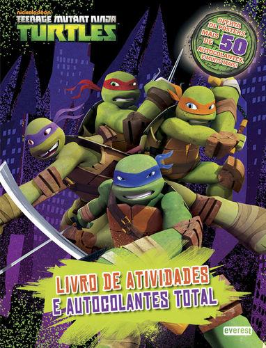 Teenage mutant ninja turtles: tartarugas ninja: livro de atividades e autocolantes total - Vv.Aa.