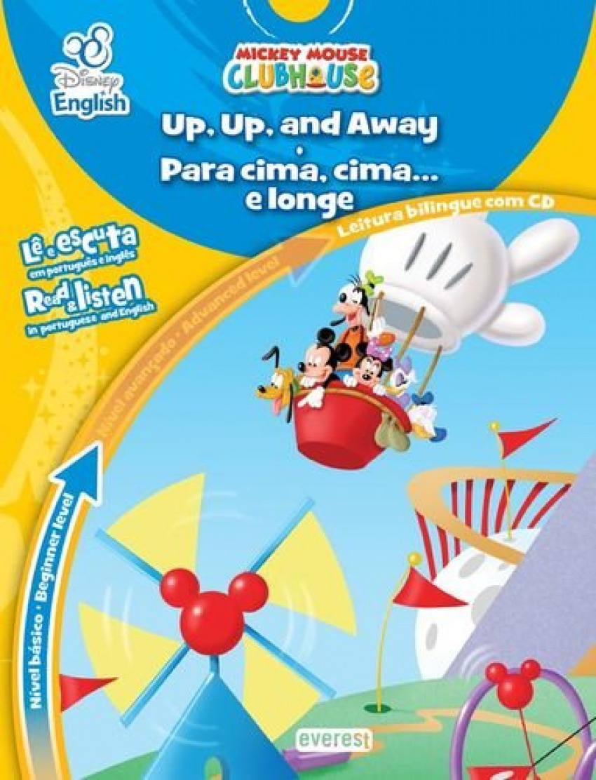 Disney english: up, up, and away / para cima, cima.: e longe: nÍvel bÁsico: beginner level - Vv.Aa.