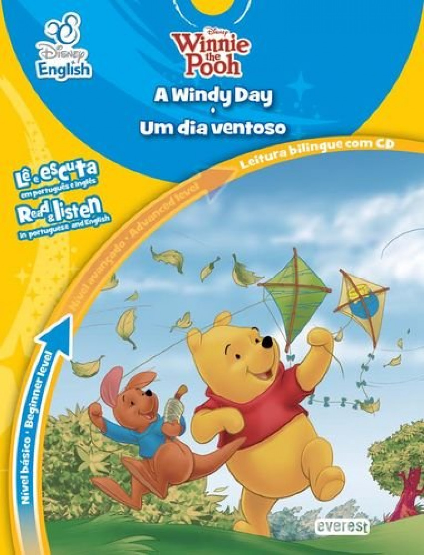 Disney english: a windy day: um dia ventoso: nÍvel bÁsico: beginner level - Vv.Aa.