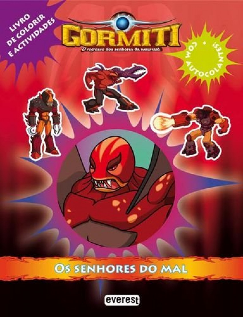 Gormiti: o senhores do mal: livro de colorir e actividades - Vv.Aa.