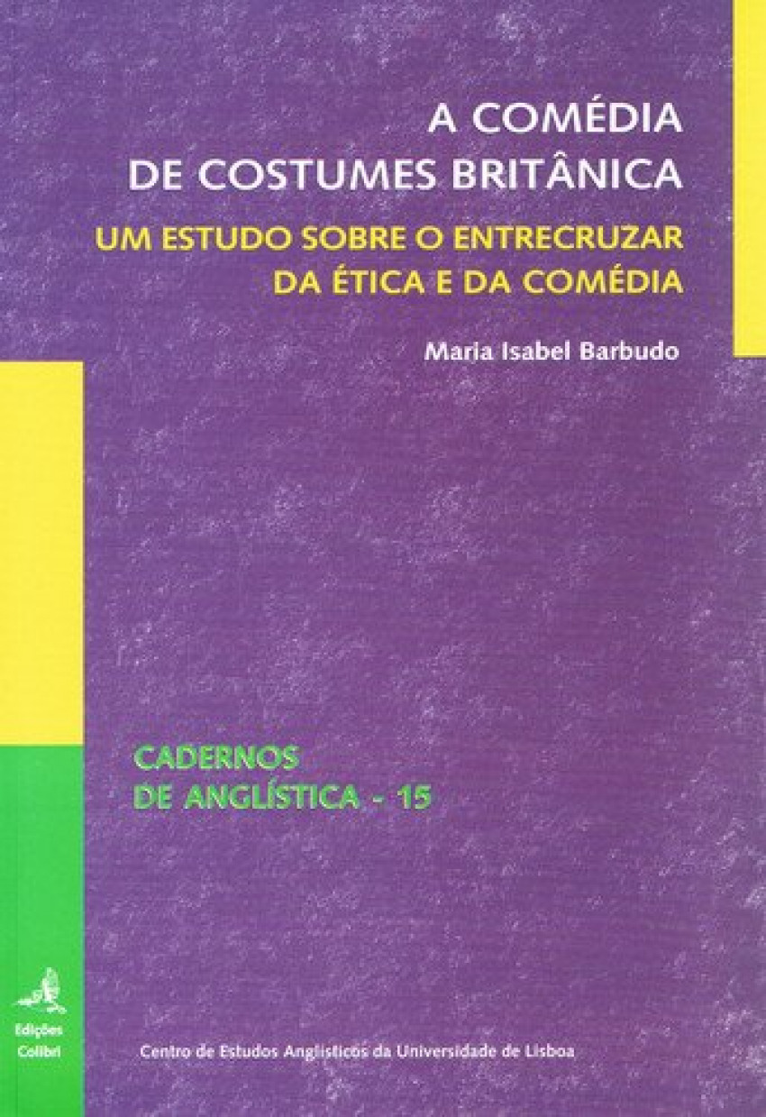 A comÉdia de costumes britÂnica - Isabel Sampaio Barbudo, Maria