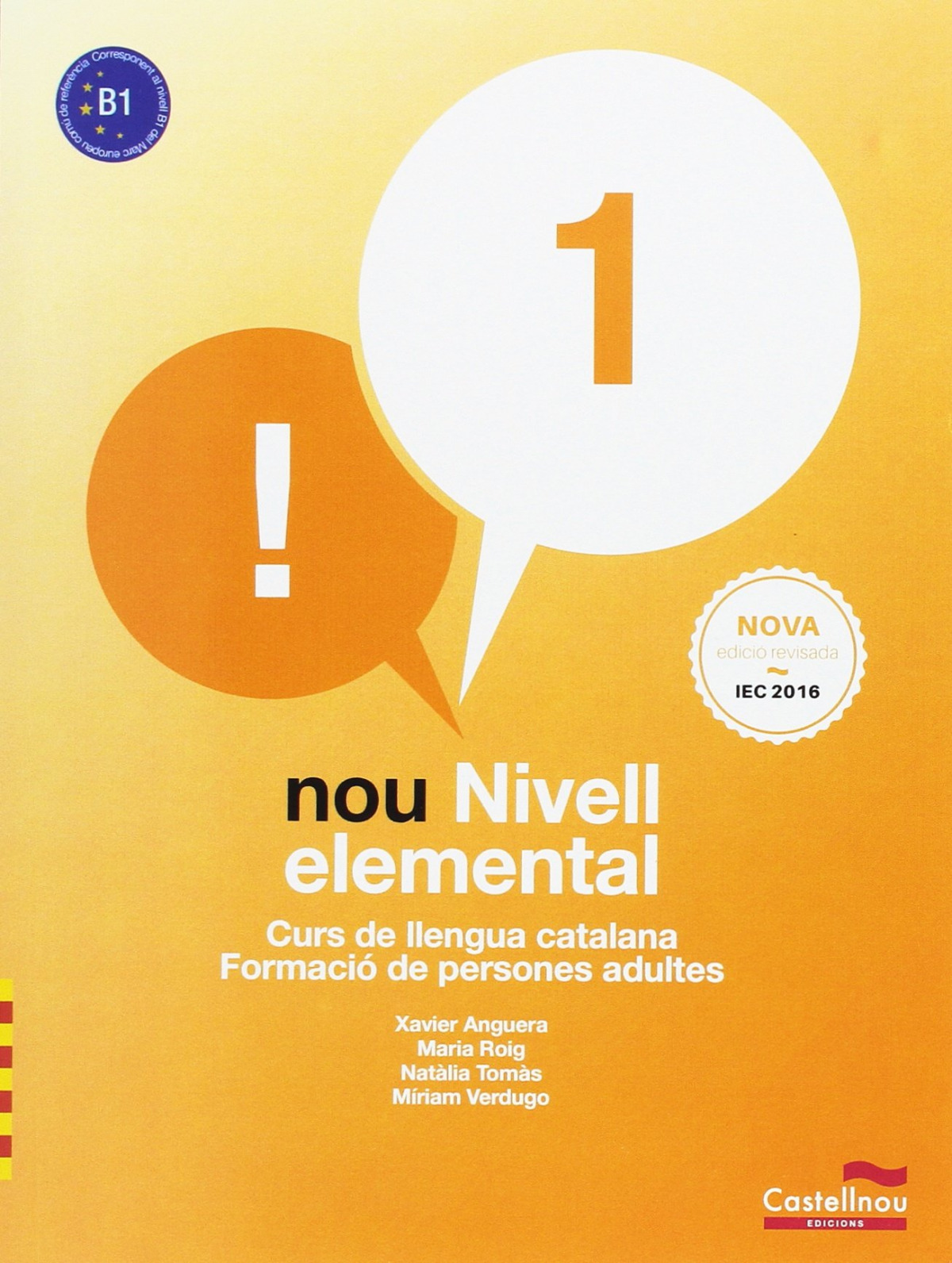 Nou nivell elemental 1. B1. Persones adultes - Vv.Aa