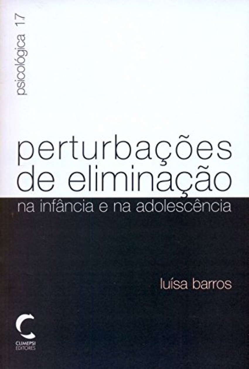 PerturbaÇoes de EliminaÇao na Infancia e na Adolescencia - Barros, Luísa