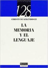 Memoria y el lenguaje,la - Kekenbosch, C,