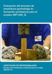 Evaluación del proceso de enseñanza aprendizaje en formación profesional para el empleo (MF1445_3) - Maribel Macias Portela