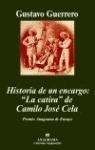 Historia de un encargo:la catira de camilo j. cela