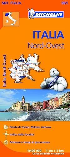 Mapa Italia nord-ovest