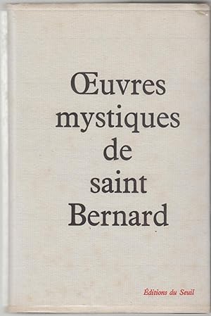Oeuvres mystiques de saint Bernard