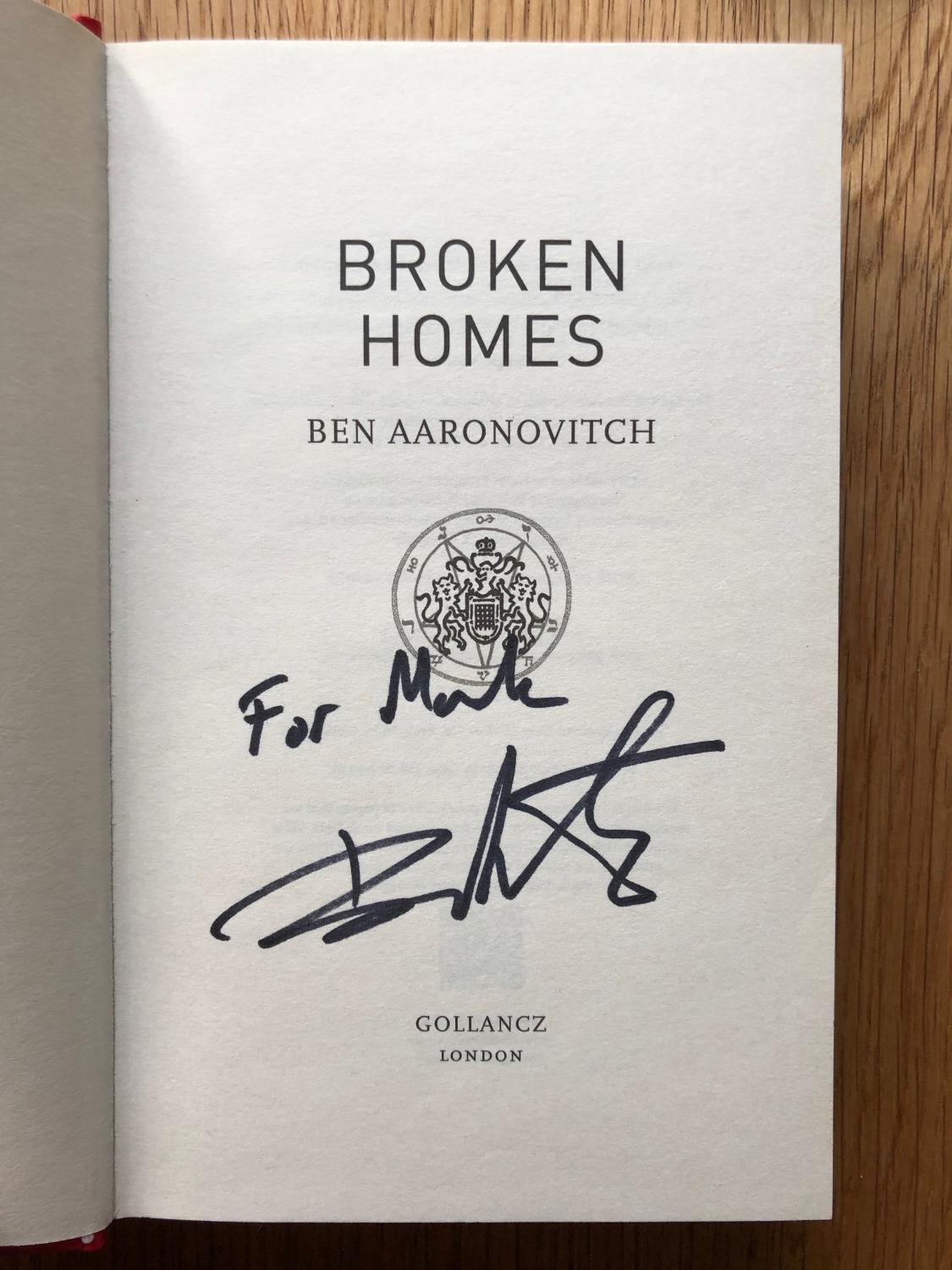 Broken Homes The Fourth Pc Grant Mystery - 