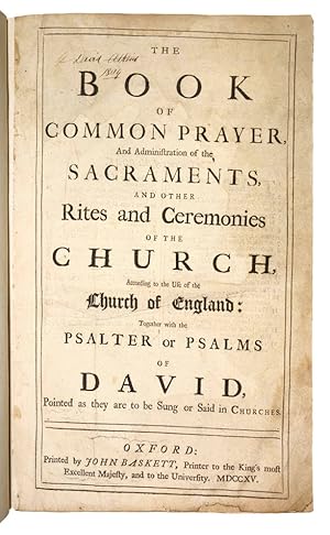 18 x 24 Book Of Common Prayer Ntitle Page Of The First Edition Of The Final Text Of The Book Of Common Prayer London 1662 Engraved By David Loggan Poster Print by