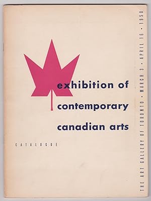 Exhibition of Contemporary Canadian Arts Catalogue March 3- April 16, 1950