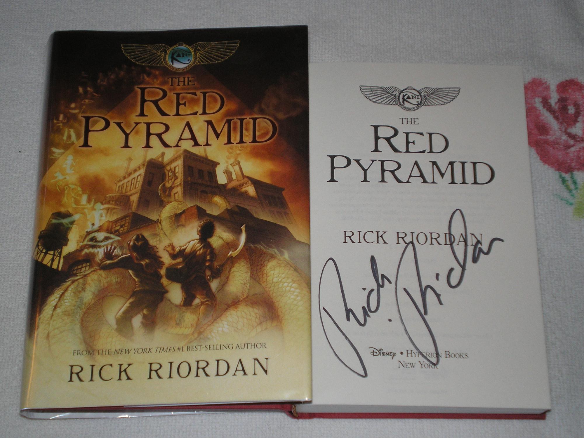 The Red Pyramid: Signed by Riordan, Rick: Fine Hardcover (2010) Signed