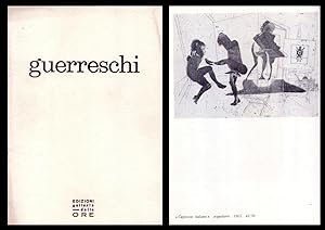 Opuscolo mostra GIUSEPPE GUERRESCHI acqueforti. Galleria delle Ore - Milano. 24 febbraio 1973