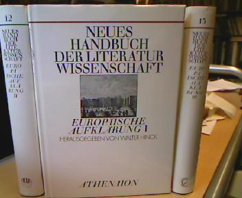 Europäische Aufklärung 1. ( = Neues Handbuch der Literaturwissenschaft, 11).