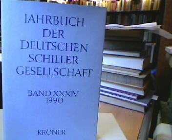 JAHRBUCH DER DEUTSCHEN SCHILLERGESELLSCHAFT.