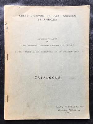 CHEFS D'OEUVRE DE L'ART GUINEEN et AFRICAIN. Catalogue.