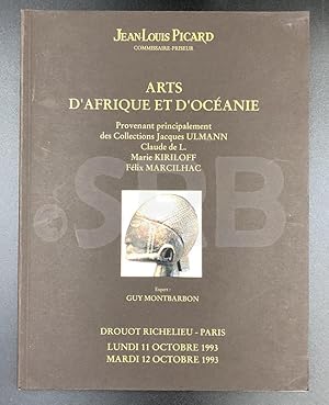 Arts d'Afrique et d'Océanie. Provenant principalement des Collections Jacques Ulmann, Claude de L...