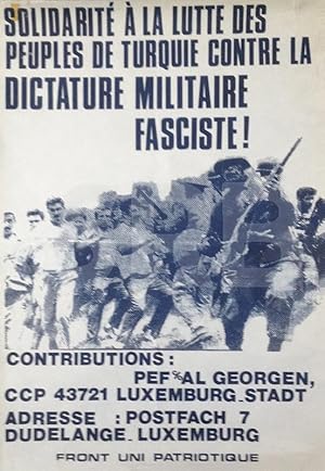 Solidarité à la lutte des peuples de Turquie contre la dictature militaire fasciste !