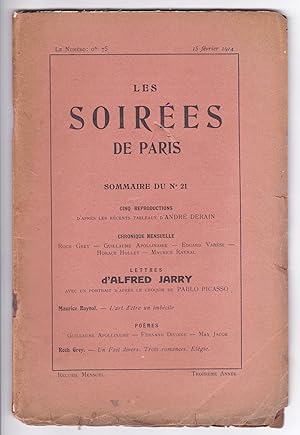 Les Soirées de Paris, n°21. Recueil mensuel, 3e année, 15 février 1914.