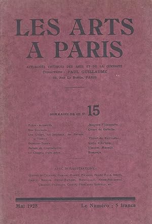 Les Arts à Paris, actualités critiques des arts et de la curiosité, n°15, mai 1928.