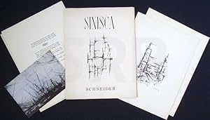 Sinisca. Porfolio de trois lithographies originales signées.