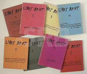 Publications de la compagnie de l'Art brut, fascicules 1 à 8. Tête de collection, 1964 - 1966.