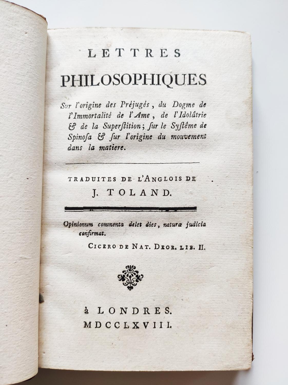 lettres philosophiques