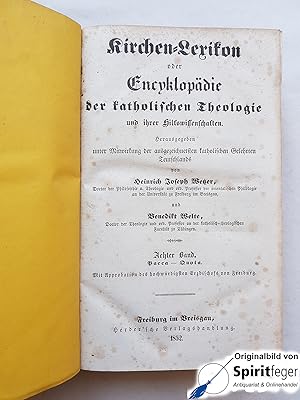 Kirchen-Lexikon oder Encyklopädie der katholischen Theologie . Band 8