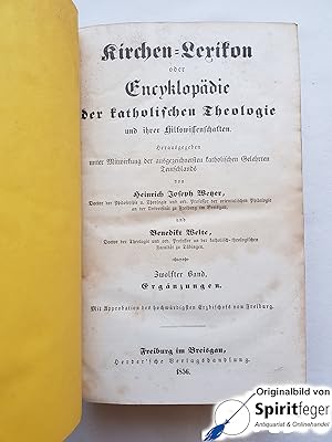 Kirchen-Lexikon oder Encyklopädie der katholischen Theologie . Band 12