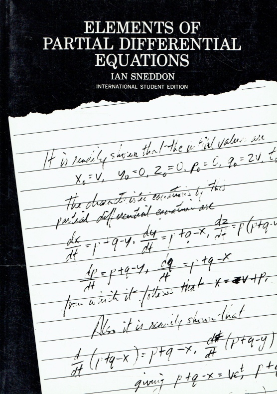 elements of partial differential equations sneddon