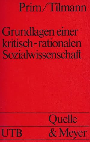 Grundlagen einer kritisch-rationalen Sozialwissenschaft. Studienbuch zur Wissenschaftstheorie. Mi...