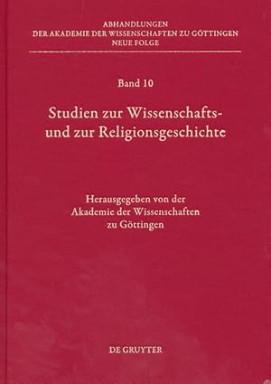 Abhandlungen der Akademie der Wissenschaften zu Göttingen ; N.F., Bd. 10 : Sammelband ; 2 Studien...