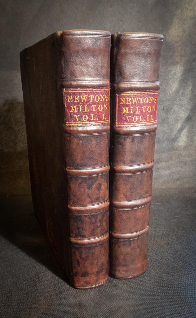 Paradise Lost. A Poem in Twelve Books. The author John Milton. A New Edition with Notes of various Authors, by Thomas Newton. [2 volumes] - MILTON, John