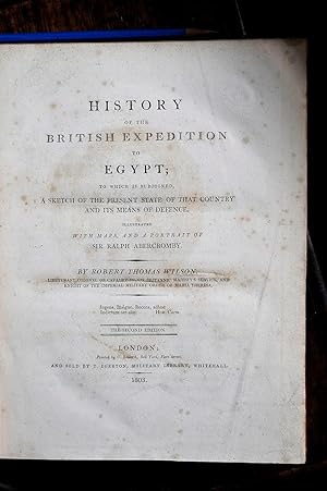 History of the British Expedition to Egypt;