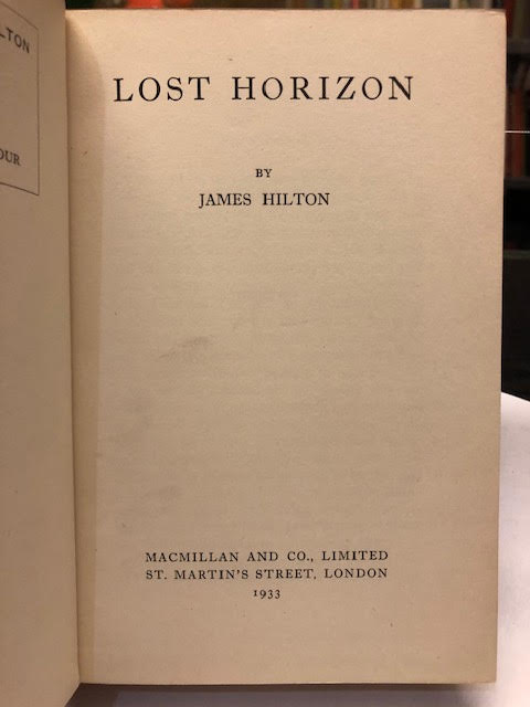 book lost horizon by james hilton book lost horizon by james hilton