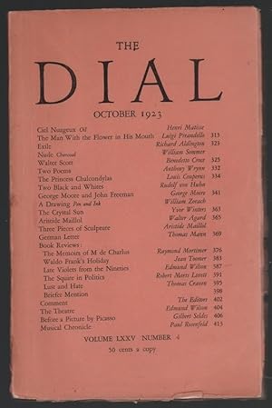 The Dial Volume LXXV, Number 4 - October 1923