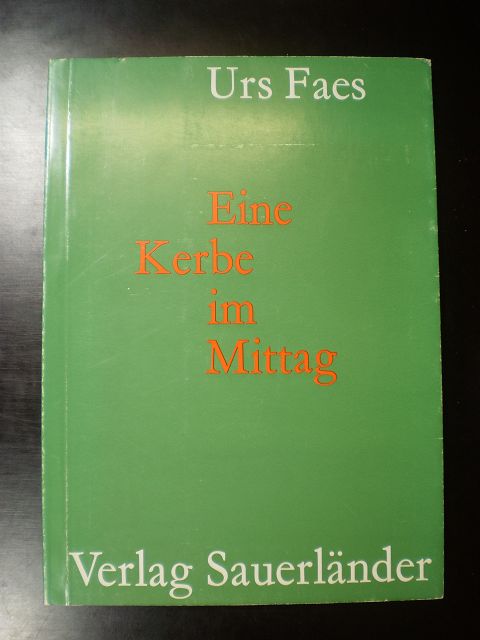 Eine  Kerbe im Mittag : Gedichte.