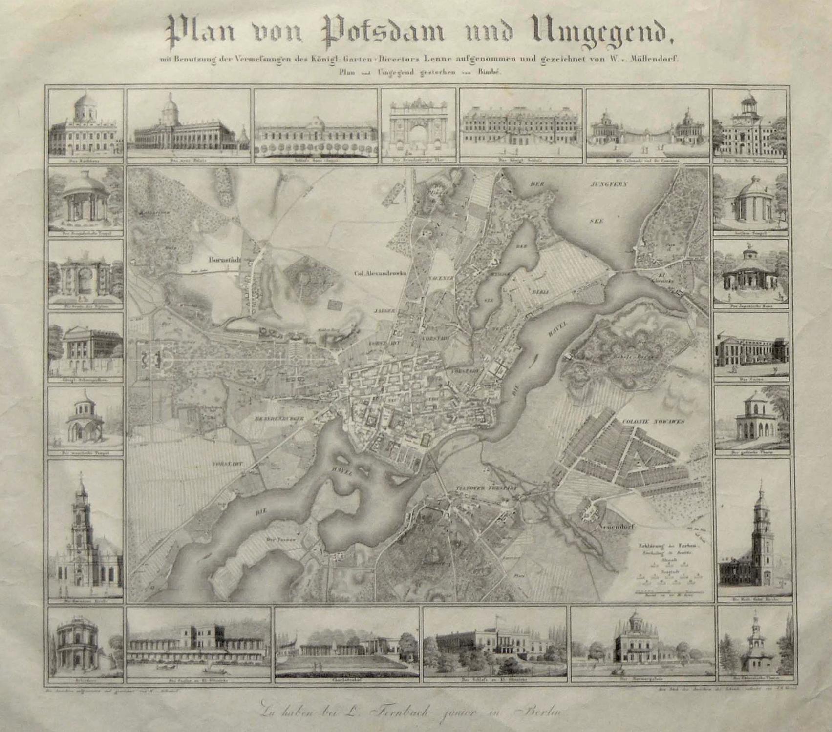 plan von potsdam und - ZVAB