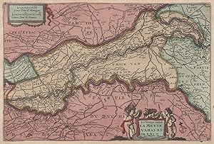 Kst.- Karte, n. La Feuille bei Ratelband Erben, "Le Terres entre La Mevse Vahal et le Rhin".