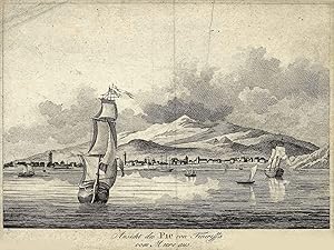 TEIDE, "Ansicht des Pic von Teneriffa vom Meere aus".