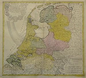 Kst.- Karte, n. T. Mayer b. Homann Erben, "Septem provinciae seu Belgium Foederatvm.".