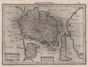 Kst.- Karte, b. Janssonius n. Mercator, "Fionia".
