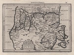 Kst.- Karte, b. Janssonius n. Mercator, "Iutia Septentrionalis".