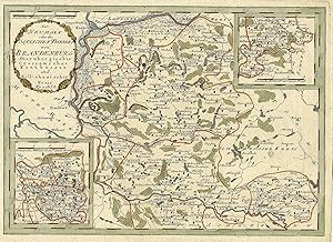 Kupferstich- Karte, b. Reilly, "Der Neumark oder des östlichen Theiles von Brandenburg Sternbergi...