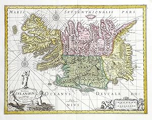 Kst.- Karte, b. Schenk und Valk, "Novissima Islandiae tabula".