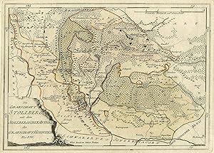 Kupferstich- Karte, b. Reilly, "Die Grafschaft Stollberg, mit dem Stollbergschen Antheil der Graf...