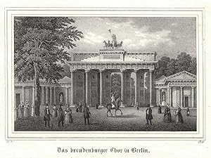 Das Brandenburger Thor in Berlin.