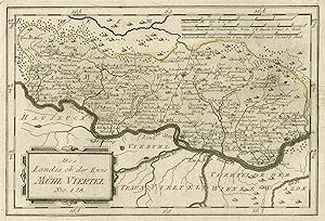 Kupferstich - Karte, b. Reilly, "Des Landes ob der Enns Mühl Viertel.".