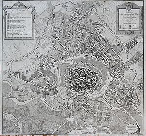 Stadtplan, "Grundriss Der Residenzstadt Wien und der sämtlichen Vorstädte nach den neuesten Verbe...